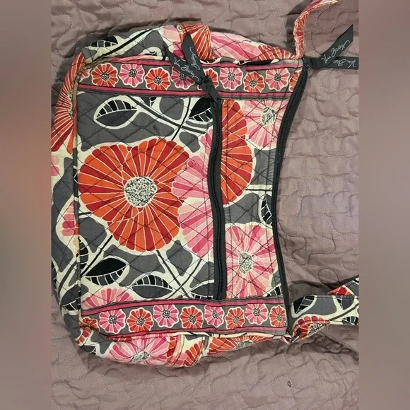 Vera Bradley Shoulder Bag Cherry Blossom Floral Pattern. - Picture 4 of 10